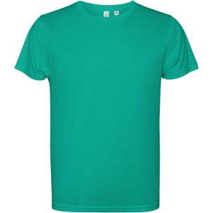 Estoril short sleeve men's t-shirt, Jade green (T-shirt, mixed fiber, synthetic)