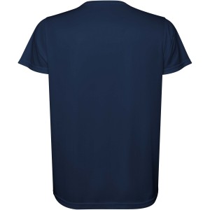 Estoril short sleeve men's t-shirt, Navy Blue (T-shirt, mixed fiber, synthetic)