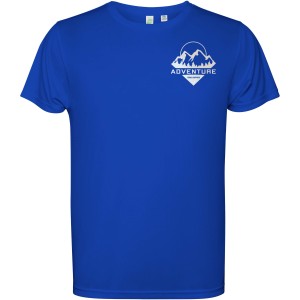 Estoril short sleeve men's t-shirt, Royal blue (T-shirt, mixed fiber, synthetic)