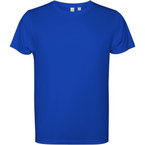 Estoril short sleeve men's t-shirt, Royal blue (T-shirt, mixed fiber, synthetic)