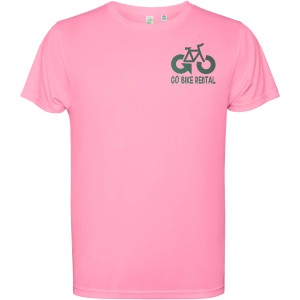 Estoril short sleeve men's t-shirt, Silk pink (T-shirt, mixed fiber, synthetic)