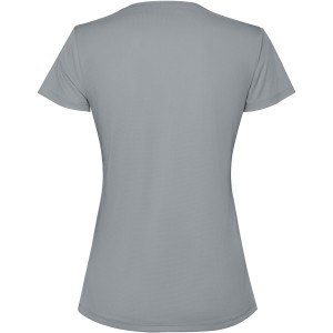 Estoril short sleeve women's t-shirt, Grey (T-shirt, mixed fiber, synthetic)