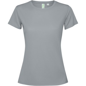 Estoril short sleeve women's t-shirt, Grey (T-shirt, mixed fiber, synthetic)