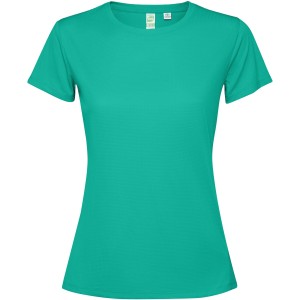 Estoril short sleeve women's t-shirt, Jade green (T-shirt, mixed fiber, synthetic)