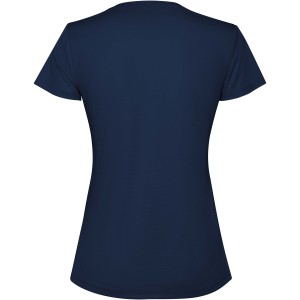 Estoril short sleeve women's t-shirt, Navy Blue (T-shirt, mixed fiber, synthetic)