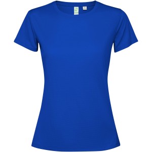Estoril short sleeve women's t-shirt, Royal blue (T-shirt, mixed fiber, synthetic)