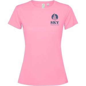 Estoril short sleeve women's t-shirt, Silk pink (T-shirt, mixed fiber, synthetic)