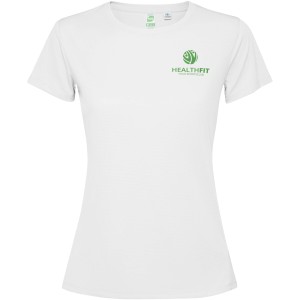 Estoril short sleeve women's t-shirt, White (T-shirt, mixed fiber, synthetic)