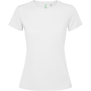 Estoril short sleeve women's t-shirt, White (T-shirt, mixed fiber, synthetic)