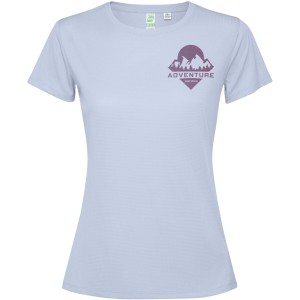 Estoril short sleeve women's t-shirt, Zen Blue (T-shirt, mixed fiber, synthetic)