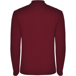 Estrella long sleeve men's polo, Garnet (Long-sleeved shirt)