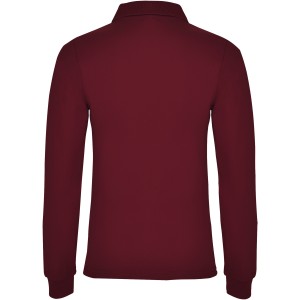 Estrella long sleeve women's polo, Garnet (Long-sleeved shirt)