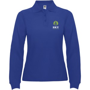 Estrella long sleeve women's polo, Royal (Long-sleeved shirt)