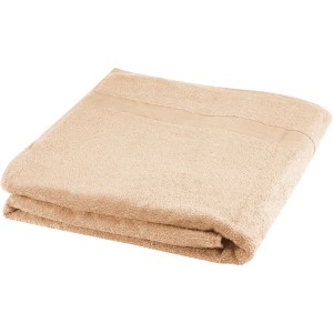 Evelyn 450 g/m2 cotton bath towel 100x180 cm, Beige (Towels)