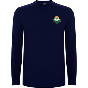 Extreme long sleeve men's t-shirt, Navy Blue (Long-sleeved shirt)