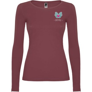 Extreme long sleeve women's t-shirt, Berry Red (Long-sleeved shirt)