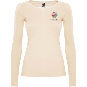 Extreme long sleeve women's t-shirt, Sand (Long-sleeved shirt)