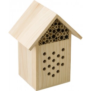 Wooden bee house Fahim, brown