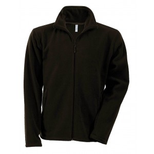 FALCO - FULL ZIP MICROFLEECE JACKET, Chocolate (Polar pullovers)