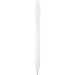 Fidget recycled plastic ballpoint pen (black ink), White (10796401)