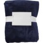 Fleece (280 gr/m2) blanket Sean, blue