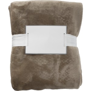 Fleece (280 gr/m2) blanket Sean, khaki (Blanket)