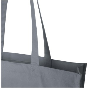 Florida 270 g/m2 GRS recycled gusset tote bag 14L, Grey (Shopping bags)