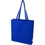 Florida 270 g/m2 GRS recycled gusset tote bag 14L, Royal blu