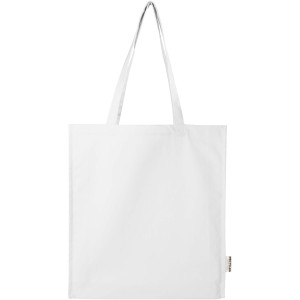 Florida 270 g/m2 GRS recycled gusset tote bag 14L, White (Shopping bags)