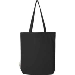 Florida 270 g/m2 GRS recycled tote bag 10L, Solid black (Shopping bags)