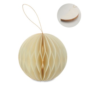 Foldable XMAS bauble hanger, Beige