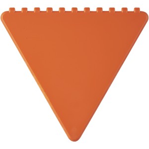 Frosty 2.0 triangular recycled plastic ice scraper, Orange (Car accesories)