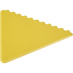 Frosty 2.0 triangular recycled plastic ice scraper, Yellow (Car accesories)