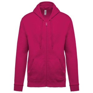FULL ZIP HOODED SWEATSHIRT, Fuchsia