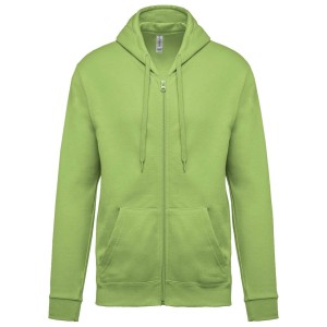 FULL ZIP HOODED SWEATSHIRT, Lime