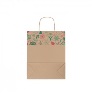 Gift paper bag medium, Beige (Pouches, paper bags, carriers)