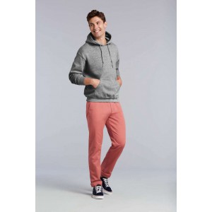 HEAVY BLEND<sup>™</sup> ADULT HOODED SWEATSHIRT, Heather Sport Scarlet Red