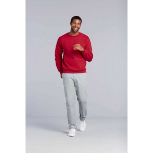 HEAVY BLEND<sup>™</sup> ADULT CREWNECK SWEATSHIRT, Heather Sport Scarlet Red