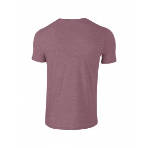 Gildan Softstyle Mens Ring Spun T-Shirt, heather maroon, M (T-shirt, 90-100% cotton)