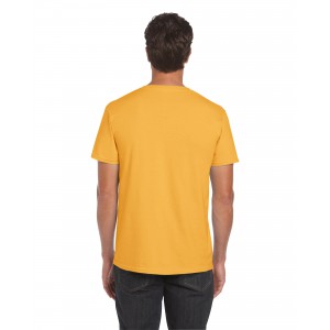 Gildan Softstyle Mens Ring Spun T-Shirt, honey, 2XL (T-shirt, 90-100% cotton)