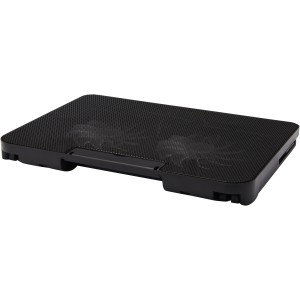 Gleam gaming laptop cooling stand, Solid black (Office desk equipment)