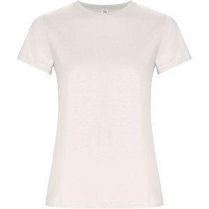 Golden short sleeve women's t-shirt, Vintage White (T-shirt, 90-100% cotton)