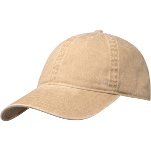 Grafton 6 panel washed cap, Oatmeal