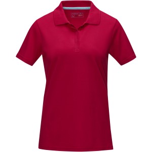 Graphite short sleeve women's  organic polo, Red (Polo shirt, 90-100% cotton)