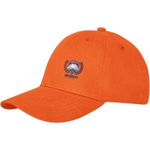 Davis 6 panel cap, Orange (Hats)
