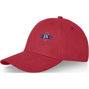 Davis 6 panel cap, Red (Hats)