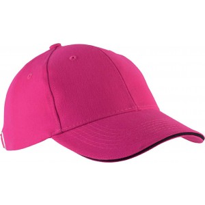 ORLANDO - 6 PANELS CAP, Fuchsia/Black (Hats)