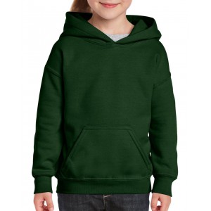 HEAVY BLEND(tm) YOUTH HOODED SWEATSHIRT, Forest Green