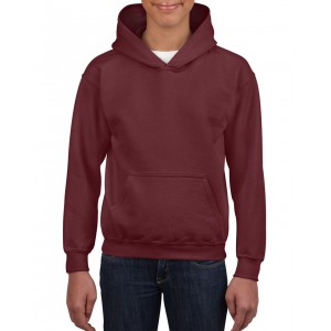 HEAVY BLEND(tm) YOUTH HOODED SWEATSHIRT, Maroon