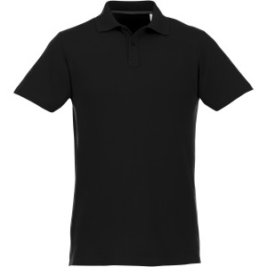 Helios mens polo, Black, S (Polo shirt, 90-100% cotton)